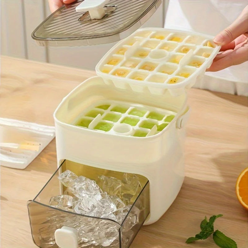 ChillPress™ Ice Cube Maker — 48 Cubes, One-Flip Release