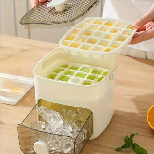 ChillPress™ Ice Cube Maker — 48 Cubes, One-Flip Release